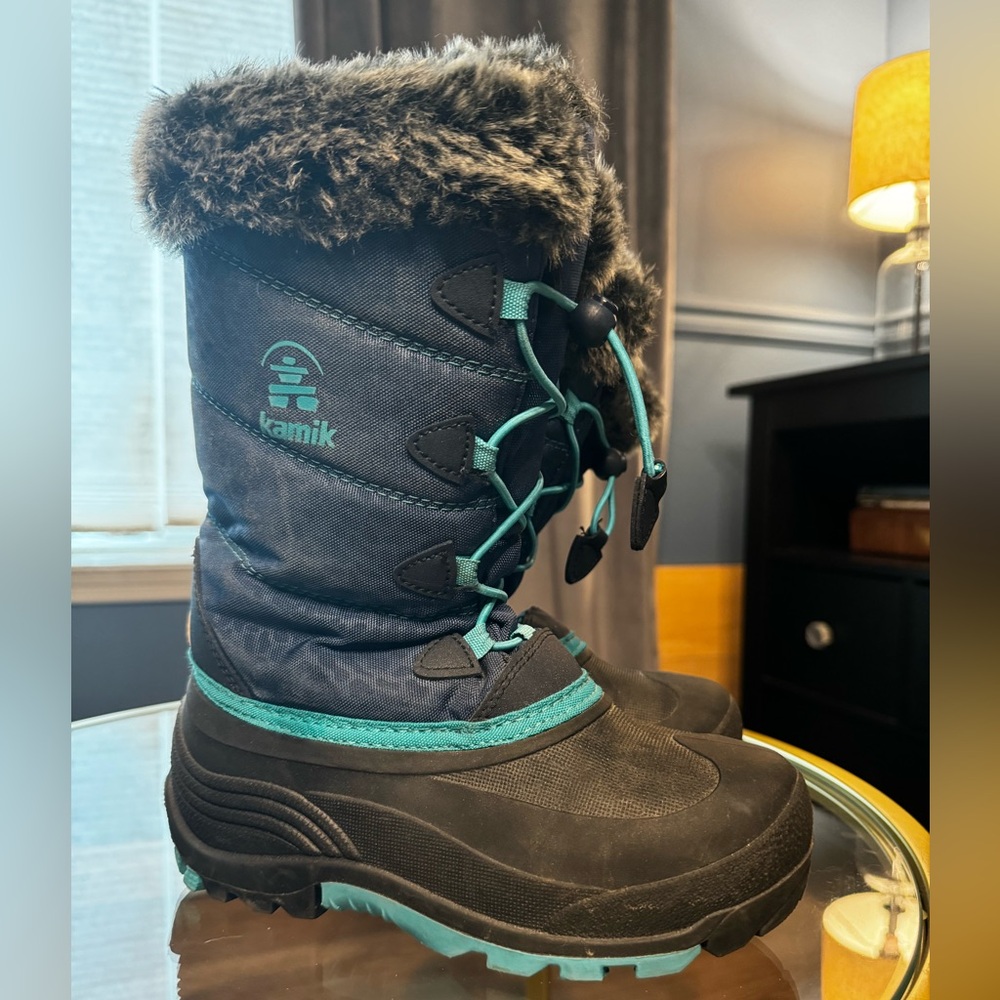 Kamik winter snow boots big kids size 3
